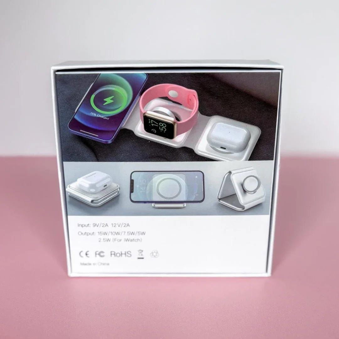 MagChrge 3-in-1 Portable Wireless Charger