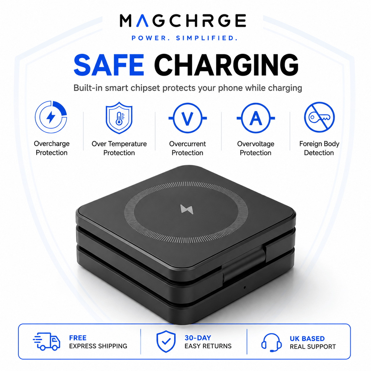 MagChrge 3-in-1 Premium Wireless Charger