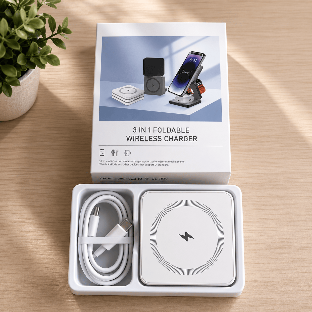 MagChrge 3-in-1 Premium Wireless Charger