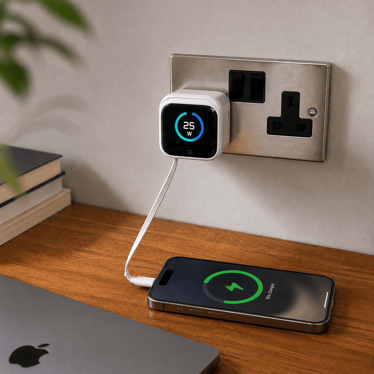 MagChrge White 70W Premium Smart Charger