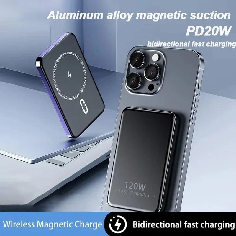 MagChrge Black 50000mAh Wireless Fast-Charging Power Bank